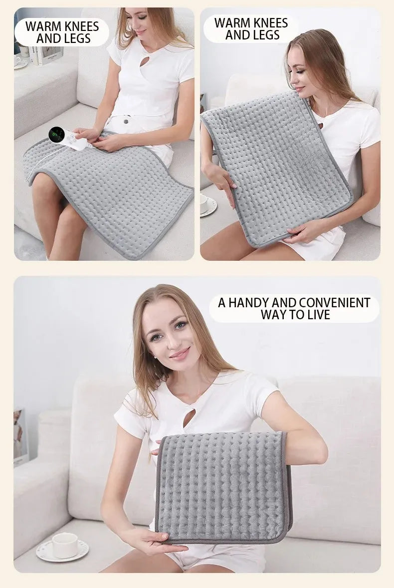 30×60cm Electric Blanket 4 operating modes 9-level constant temperature control Timer function Leg, abdominal and hand warming