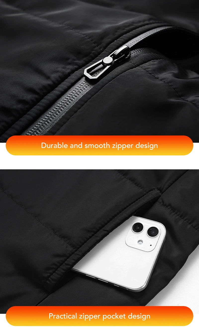 11/15 Areas Heated Vest for Men Motorcycle USB Electric Heating Clothes Couple Winter Electrically Heated Thermal Waistcoat