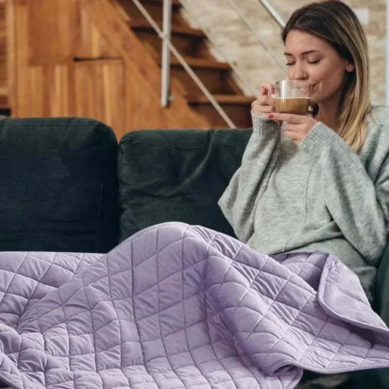 Multifunctional Electric Blanket USB Winter Shawl Blanket 3 Adjustable Fast Heating Blanket with Pocket Washable Warm Blanket