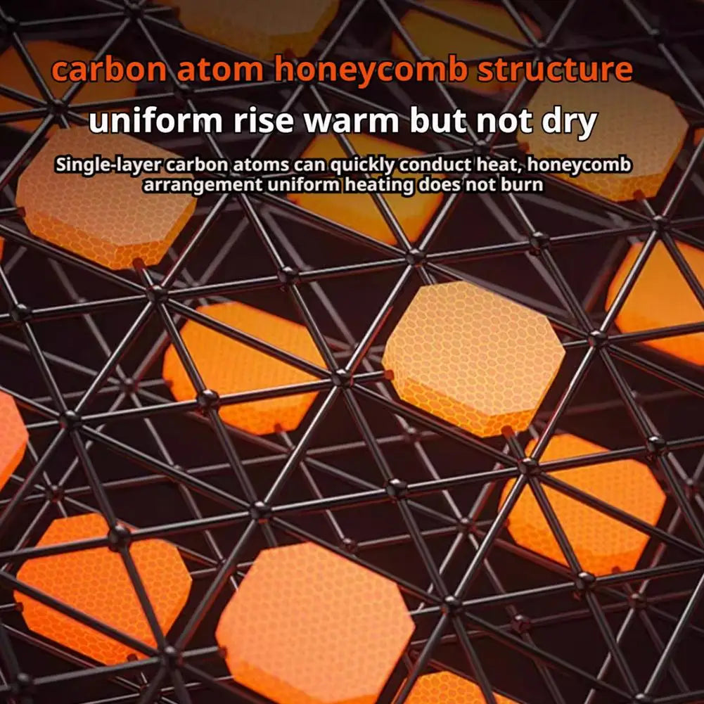 Heated Seat Cushion USB Electric Warming Pad 43x41cm Three Temperature Settings Home Office Chair Mat Winter Heating Solution