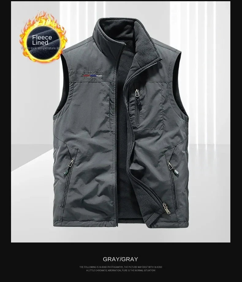 Outdoors Gilet Men Casual Heated Vest Man Body Warmer Hiking Clothing Luxury Thermal Fashion Men's Heating Winter Coat Plus Size