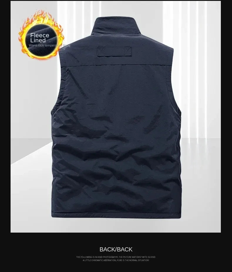Outdoors Gilet Men Casual Heated Vest Man Body Warmer Hiking Clothing Luxury Thermal Fashion Men's Heating Winter Coat Plus Size