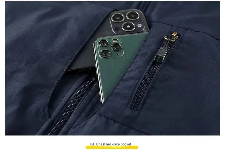 Outdoors Gilet Men Casual Heated Vest Man Body Warmer Hiking Clothing Luxury Thermal Fashion Men's Heating Winter Coat Plus Size