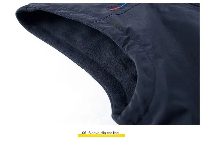 Outdoors Gilet Men Casual Heated Vest Man Body Warmer Hiking Clothing Luxury Thermal Fashion Men's Heating Winter Coat Plus Size