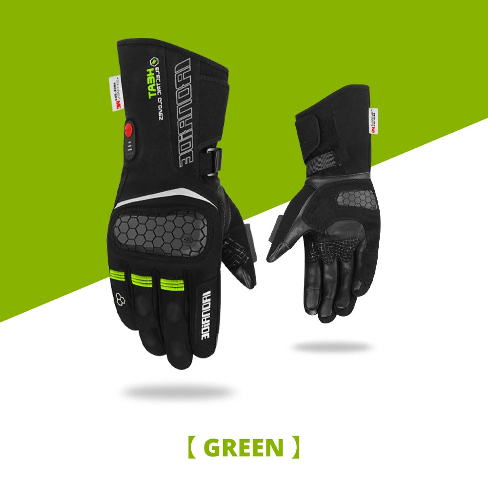 Heated Gloves Electric Ski Winter Warm Support Touch Screen Glove Men Women SnowboardingThermal Skiing Liner for Outdoor