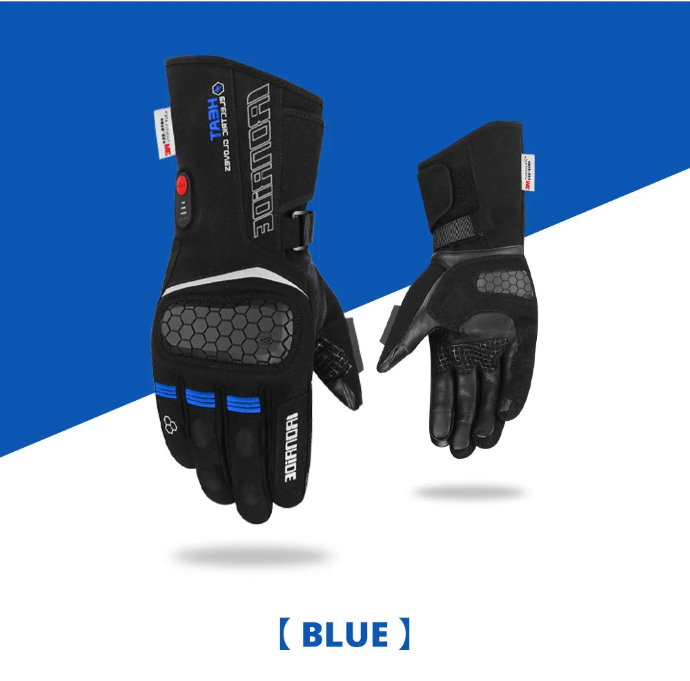 Heated Gloves Electric Ski Winter Warm Support Touch Screen Glove Men Women SnowboardingThermal Skiing Liner for Outdoor