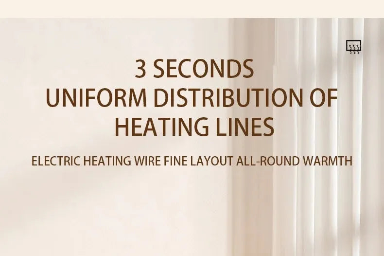 30×60cm Electric Blanket 4 operating modes 9-level constant temperature control Timer function Leg, abdominal and hand warming