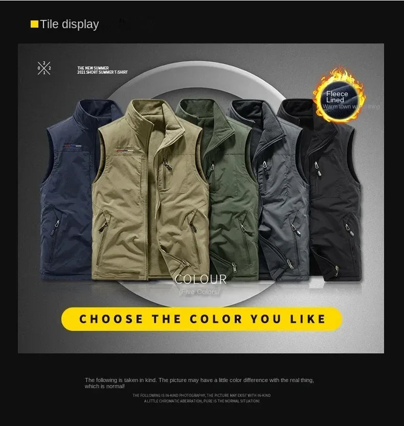 Outdoors Gilet Men Casual Heated Vest Man Body Warmer Hiking Clothing Luxury Thermal Fashion Men's Heating Winter Coat Plus Size