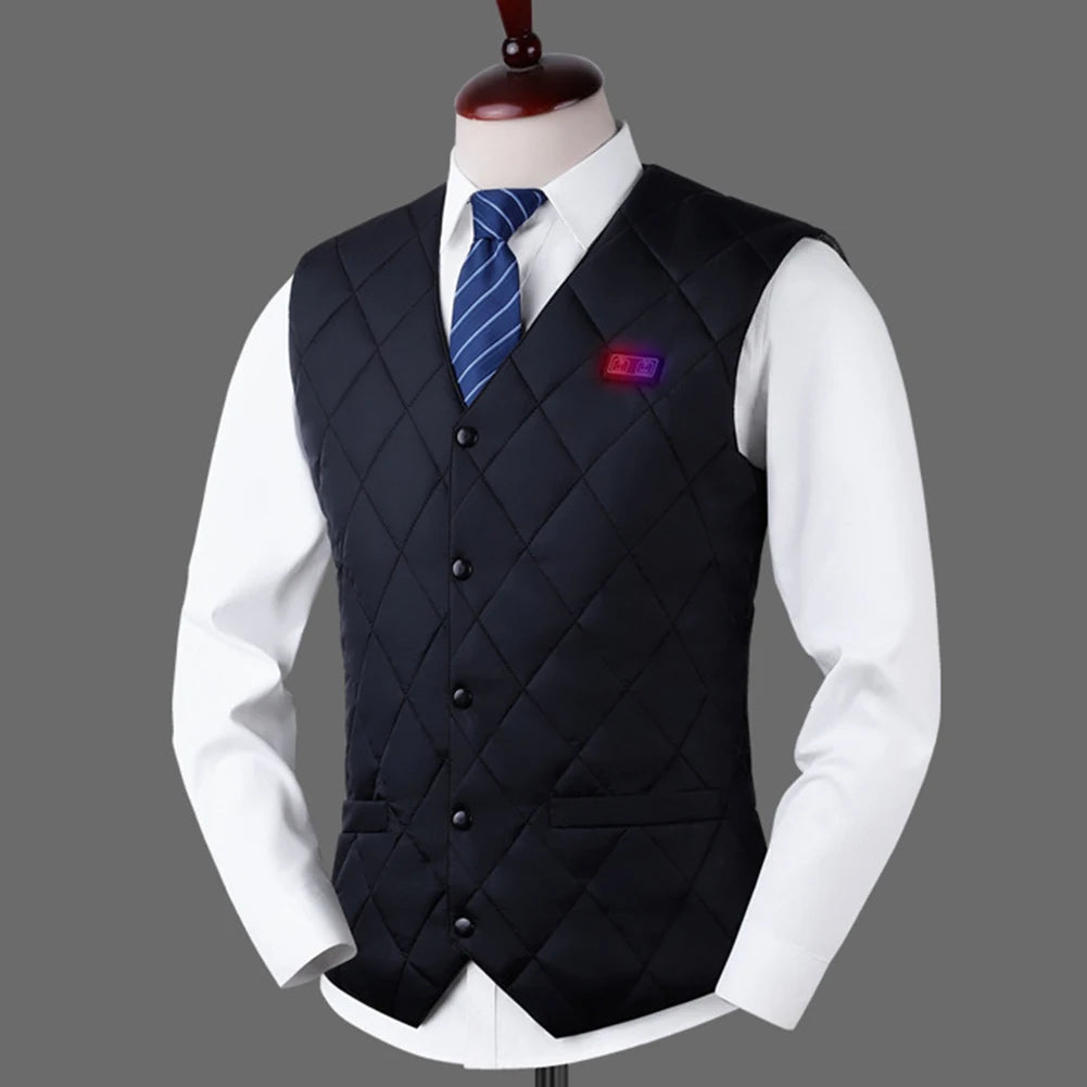 16 Areas Heated Vest Jacket Electric Heating Clothing 3 Gears Thermal Vest Women Men Electric Heating Vest for Camping Hiking