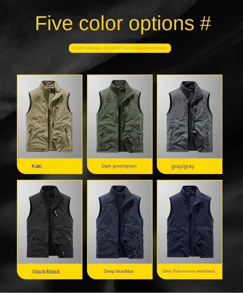 Outdoors Gilet Men Casual Heated Vest Man Body Warmer Hiking Clothing Luxury Thermal Fashion Men's Heating Winter Coat Plus Size