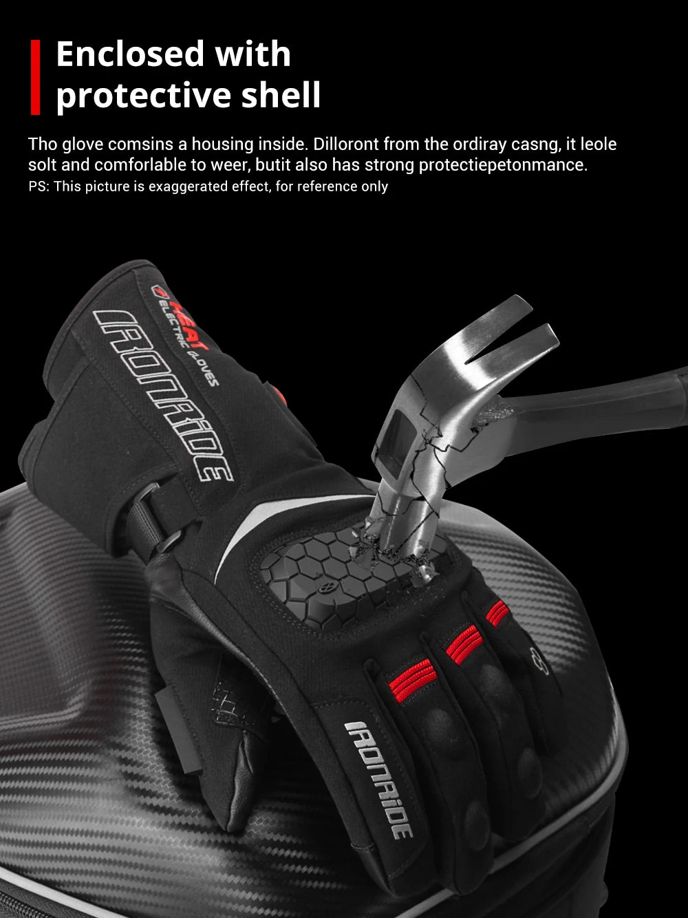 Heated Gloves Electric Ski Winter Warm Support Touch Screen Glove Men Women SnowboardingThermal Skiing Liner for Outdoor