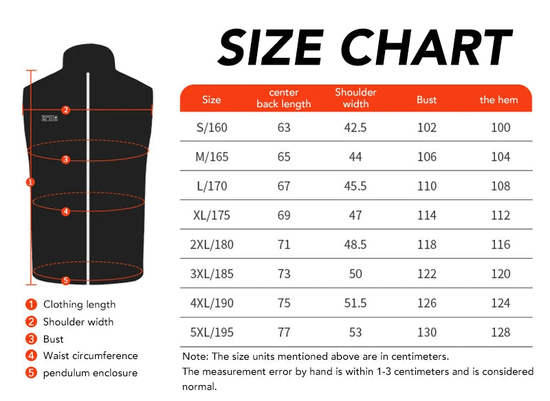 11/15 Areas Heated Vest for Men Motorcycle USB Electric Heating Clothes Couple Winter Electrically Heated Thermal Waistcoat