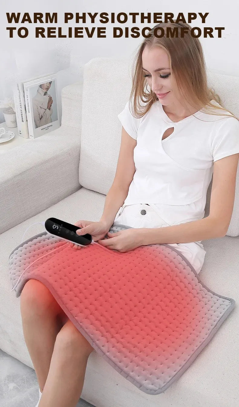 30×60cm Electric Blanket 4 operating modes 9-level constant temperature control Timer function Leg, abdominal and hand warming